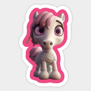 Little Unicorn Sticker